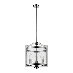 Tyson Small 3 Light Pendant Chrome - 1001262