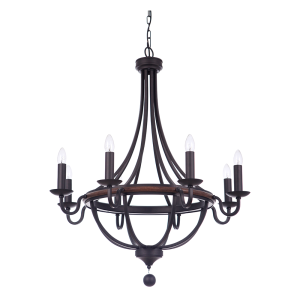 Lakewood 8 Light Pendant Bronze - 1001295