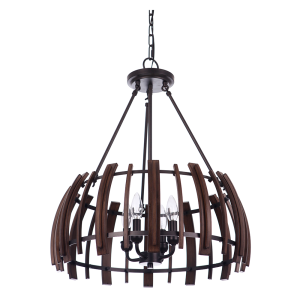 Lakewood 4 Light Suspension Pendant Bronze - 1001297