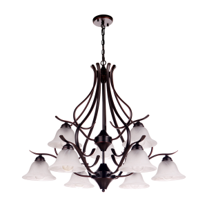 Pittsburgh 9 Light Pendant Bronze - 1001385