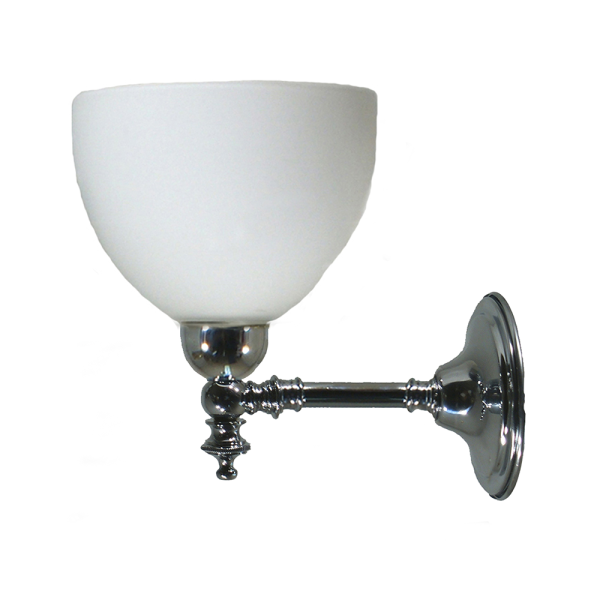 Waubra Wall Light Chrome With Decatron Opal Matt Glass - 3010217