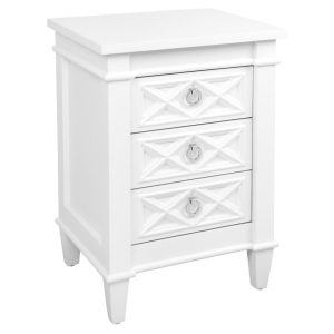 Plantation Bedside Table Small White - 31735