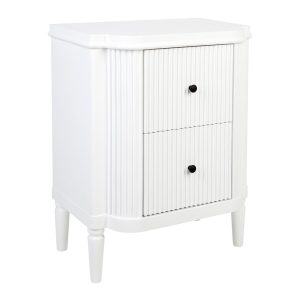 Arielle Bedside Table White - 32214