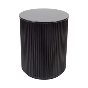 Nomad Round Side Table Black - 32298