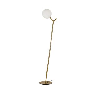 OHH Metal Floor Lamp Antique Gold- OHH FL-AGOM