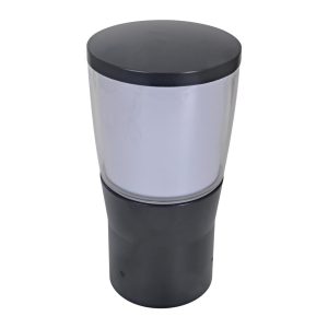 BL-200 1 Light Bollard Head Black - 10707