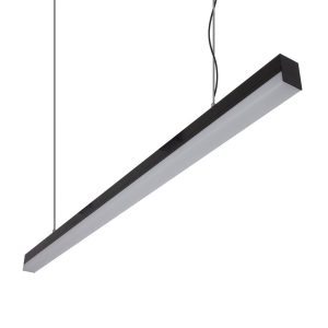 Bloc-42 20.8W 1200mm LED Pendant Black / Warm White - 23060