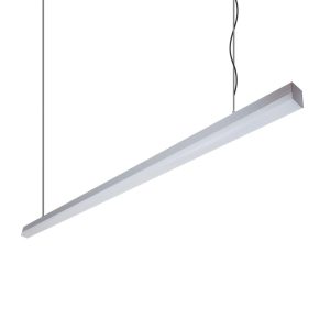 Bloc-42 20.8W 1200mm LED Pendant Aluminium / Warm White - 23055