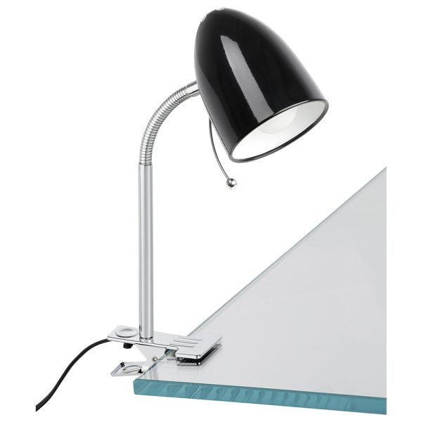 Lara Clamp Lamp Black - 205254N