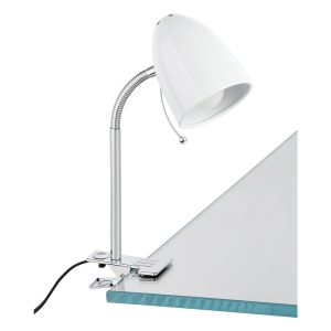 Lara Clamp Lamp White - 205255N