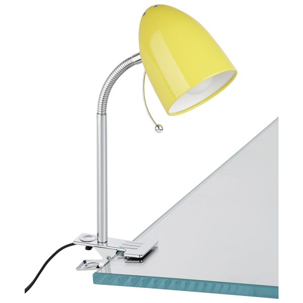 Lara Clamp Lamp Yellow - 205257N