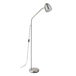 Lara Floor Lamp Satin Nickel - 205278N