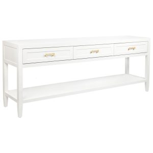 Soloman Console Table Large White - 32175