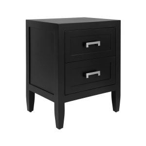 Soloman Bedside Table Small Black - 32239