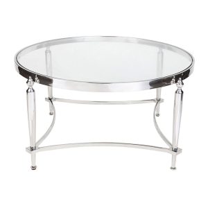 Jak Glass Coffee Table Nickel - 32253