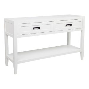 Soloman Console Table Small White - 32484