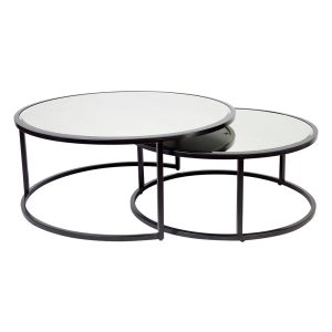 Serene Nesting Coffee Tables Black - 32488