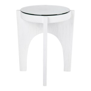 Oasis Rattan Side Table White - 32510