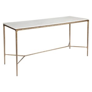 Heston Marble Desk Brass - B32722