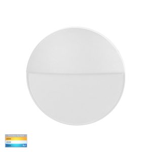 Fino 3W Round LED Step Light White / Tri-Colour - HV3268T-WHT-12V-RND