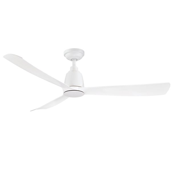 Kute 52" DC Ceiling Fan With Remote Control White - KUT52WH