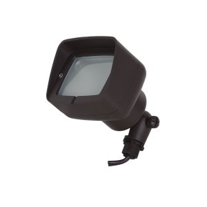 Gama  3.5W LED 12V AC / DC Cast Aluminium Adjustable Spike Area Floodlight Bronze / Warm White - PFL1300BZ-PLV3-G4-27K