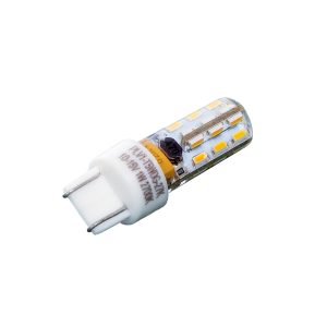 High Output 12V AC / DC 1.5W T5 Wedge LED Globe Warm White - PLV1-T5WDG-27K