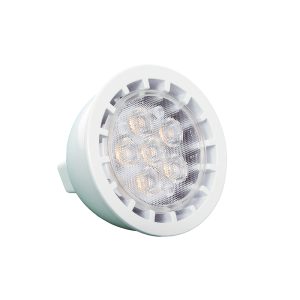 High Output 12V AC / DC 6.5W MR16 38° LED Globe Warm White - PLVS6-MR16-27K