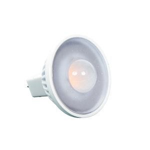 High Output 12V AC / DC 3W MR11 38° Dimmable LED Globe Warm White - PLX3-MR11-FL-27K