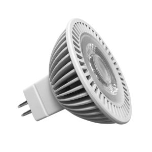 High Output 12V AC / DC 3W MR16 38° Dimmable LED Globe Warm White - PLXC3-MR16-FL-27K