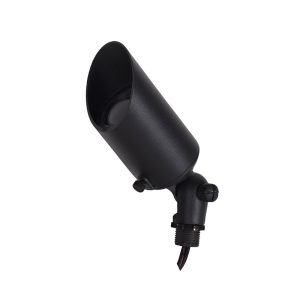 Hilla 5W LED 12V AC / DC Cast Aluminium Adjustable LED Spike Light Black / Warm White - PLS1300BK-PLV5