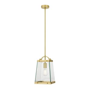 Colair 1 Light Industrial Pendant Brass - COLAIR PE1-BRS