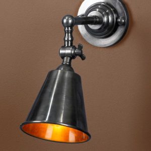 Utopia Wall Lamp Antique Silver - ELPIM31376AS