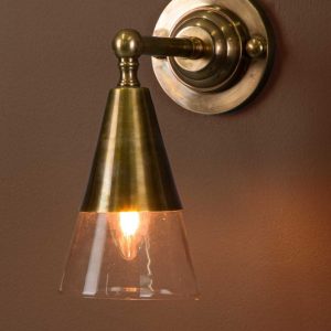 Otto Wall Lamp Antique Brass - ELPIM31376GLAAB