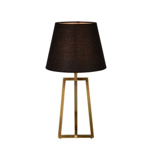 Hangham Table Lamp Antique Brass With Shade - ELPIM52268AB