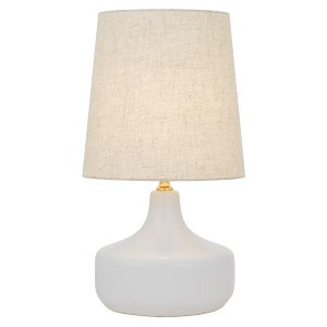 Gabino Ceramic Table Lamp White / Ivory - GABINO TL-WHIV