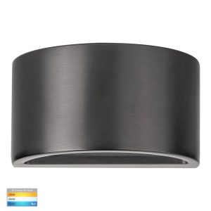 Mood 6W 12V DC Surface Mounted LED Step Light Graphite / Tri-Colour - HV3282T-GPH