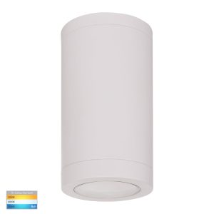 Lexan 3W/5W/7W Dimmable Surface Mounted LED Downlight White Small / Tri-Colour - HV5831T-WHT