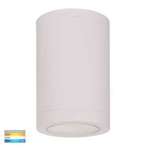 Lexan 3W/5W/7W Dimmable Surface Mounted LED Downlight White Large / Tri-Colour - HV5832T-WHT