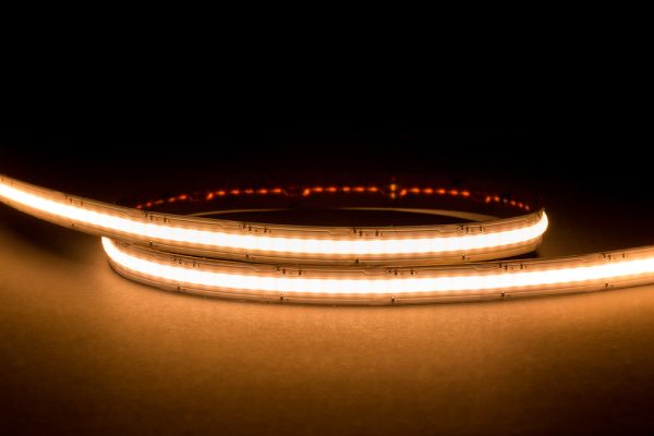 COB 20W 24V DC 1 Meter Dimmable LED Strip Light / Warm White + RGB - HV9762-IP20-840-RGBW