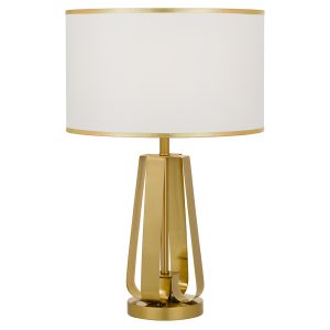 Laila Table Lamp Antique Gold / Ivory - LAILA TL-AGIV