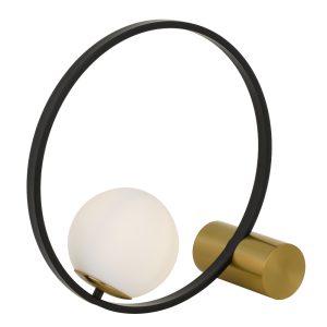 Matias Table Lamp Black / Antique Gold - MATIAS TL-BKAG