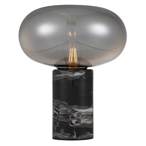 Maximo Marble Table Lamp Black / Smoke - MAXIMO TL-BKSM