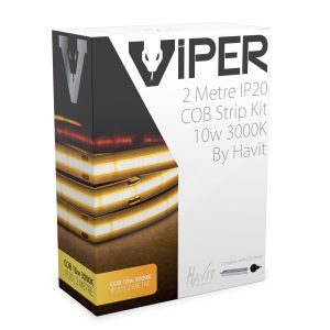 Viper 20W IP20 2 Metre LED Strip Light Kit / Warm White - VPR9763IP20-512-2M