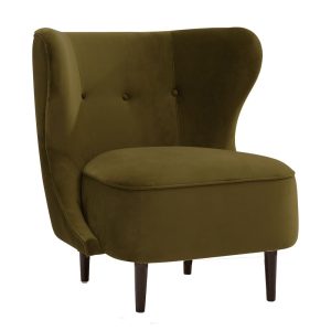 Abigail Occasional Chair Olive Velvet - 32804