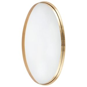 Lucille Oval Wall Mirror Gold Leaf - 40503