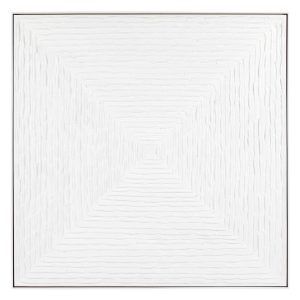 White Vortex Oil On Canvas Painting Large - 52284