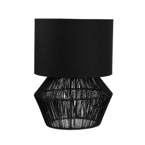 Cassie 1 Light Table Lamp Black - CASS1TLBLK