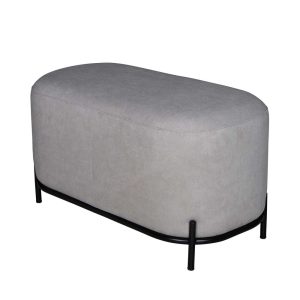 Tamar Ottoman Medium Grey - FUR2079