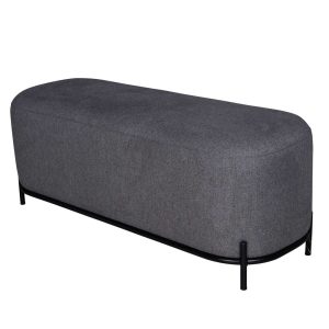 Tamar Ottoman Large Dark Grey - FUR2080